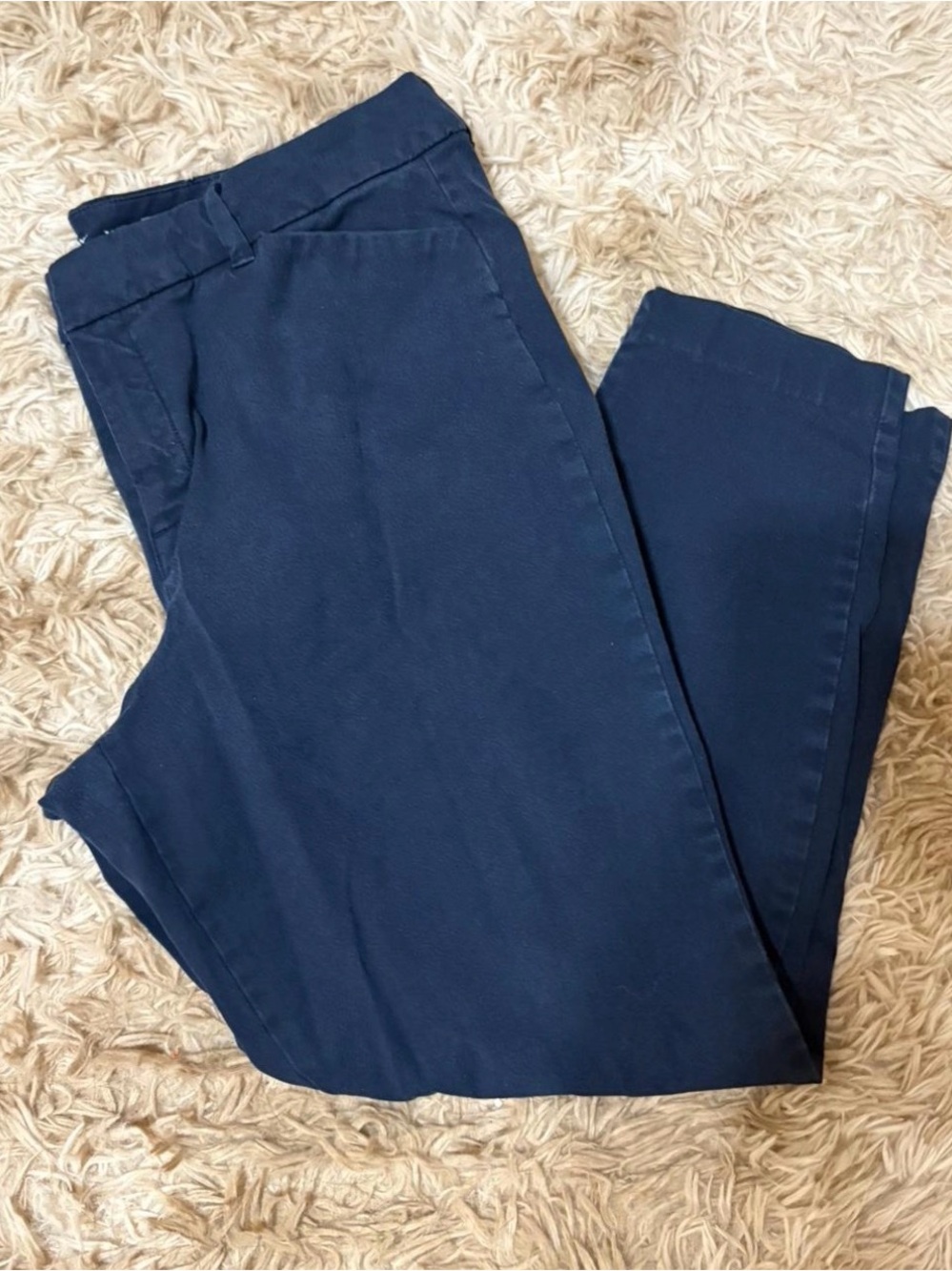 Old Navy Women’s Dark Blue High Rise Pixie Secret Smooth Pockets Pants/Slacks